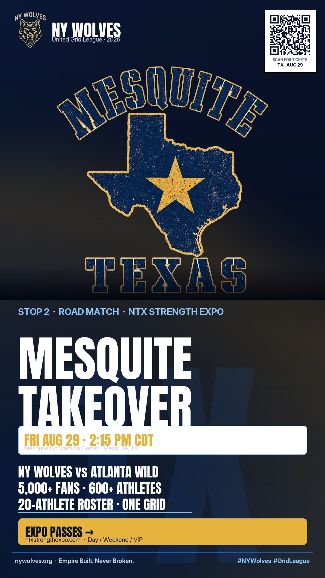 Grid League @ Mesquite — Story / Reel Cover