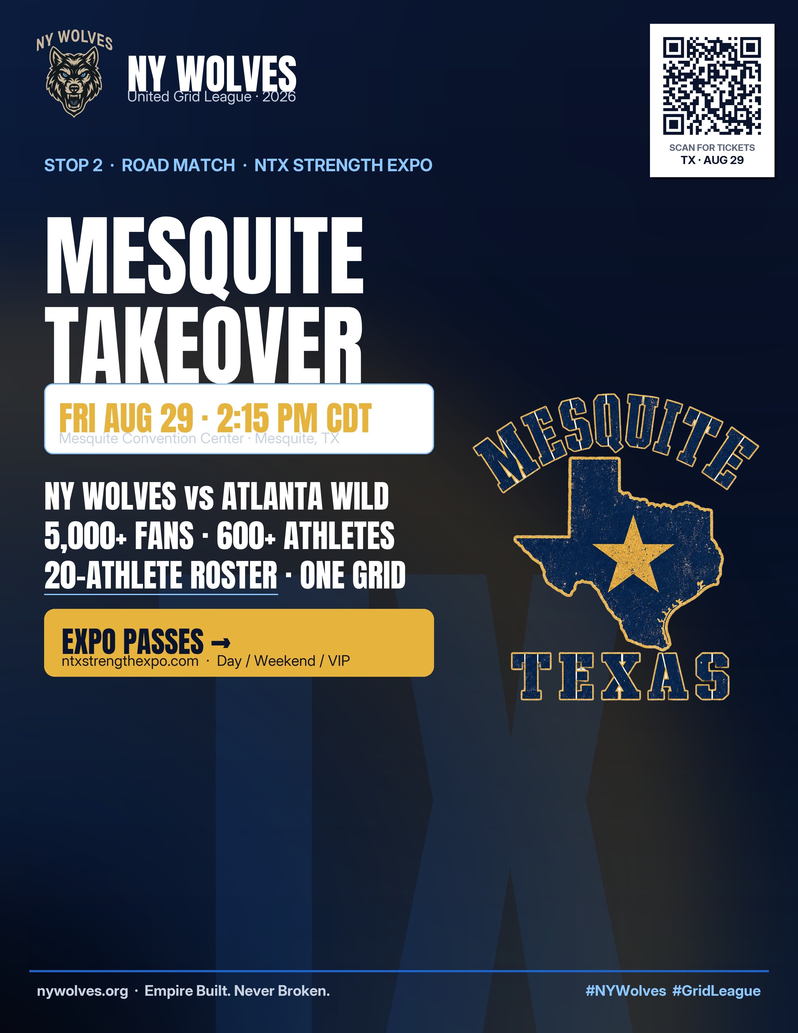Grid League @ Mesquite — Print Flyer